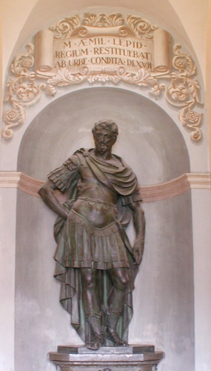 Statue of Marco Emilio Lepido
